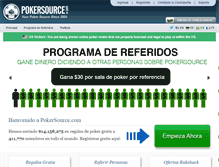 Tablet Screenshot of es.pokersource.com